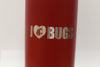 Harvest Red Yeti Rambler with WSU I Heart Bugs Logo